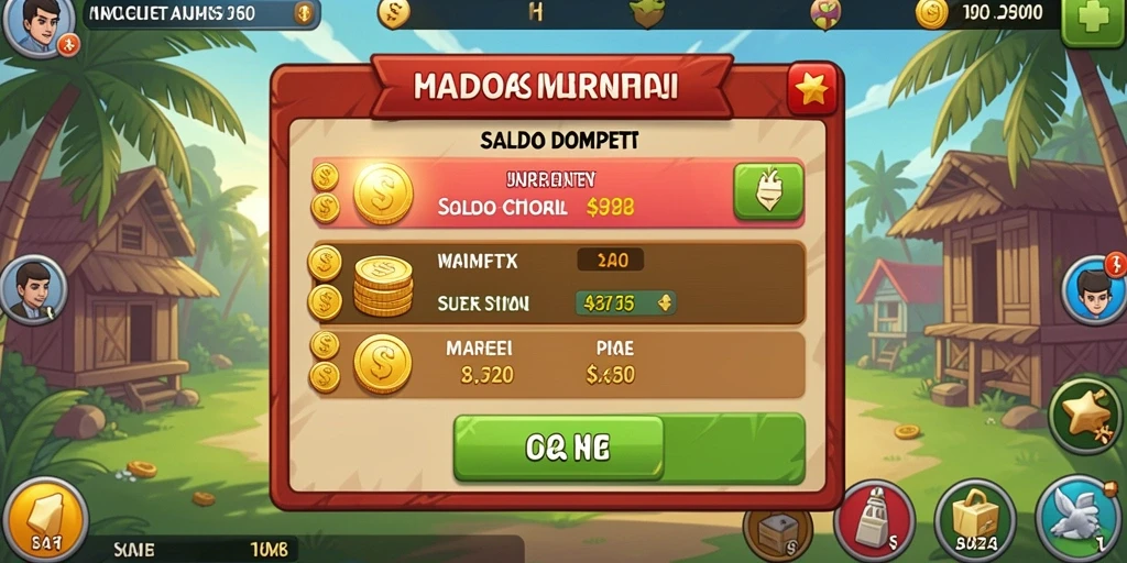 Tangkapan layar menampilkan tampilan utama game yang menarik.
