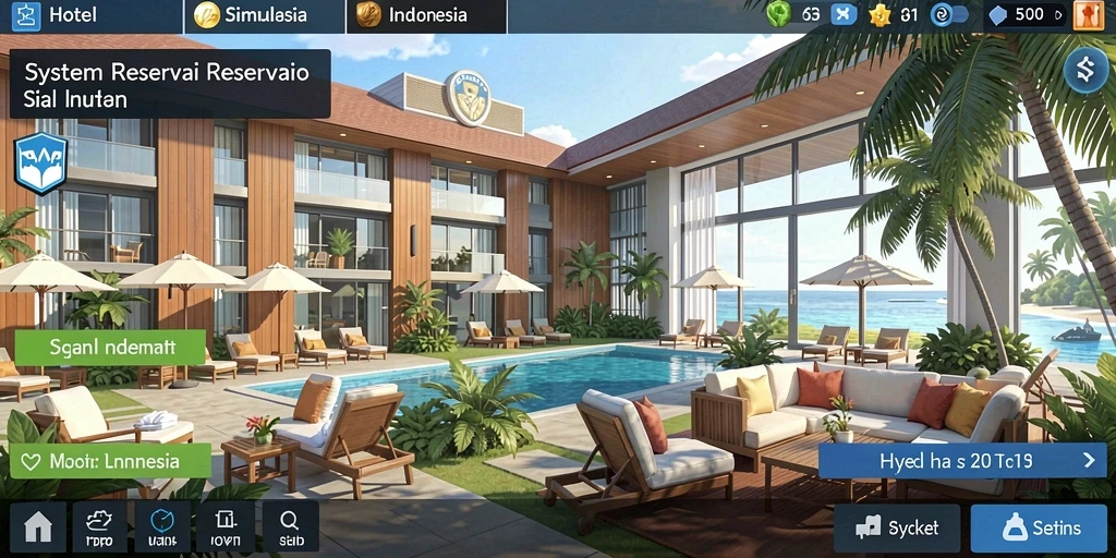 Tampilan antarmuka yang modern dan menarik.