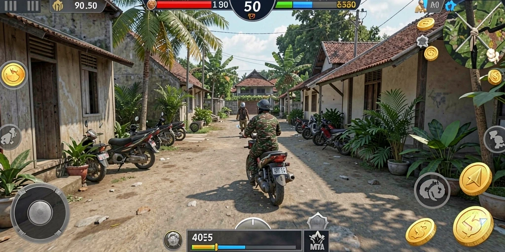 Tampilan antarmuka pengguna yang menarik.