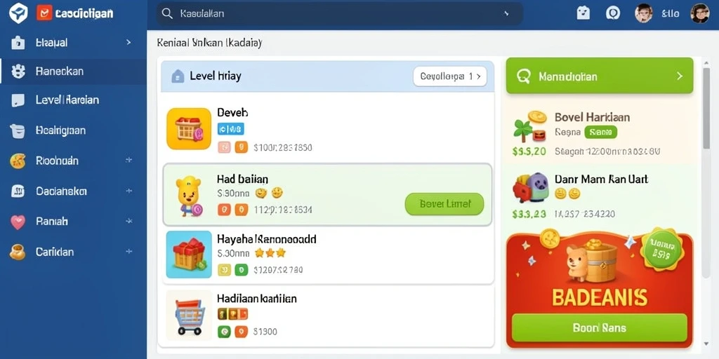 Antarmuka pengguna yang user-friendly dan menarik.