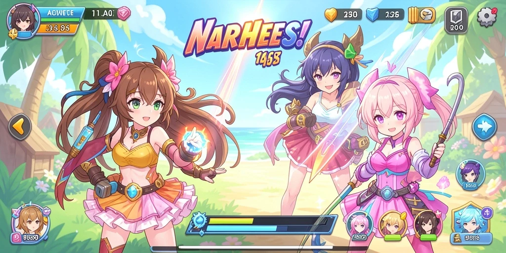 Tampilan home screen yang menarik dan intuitif.