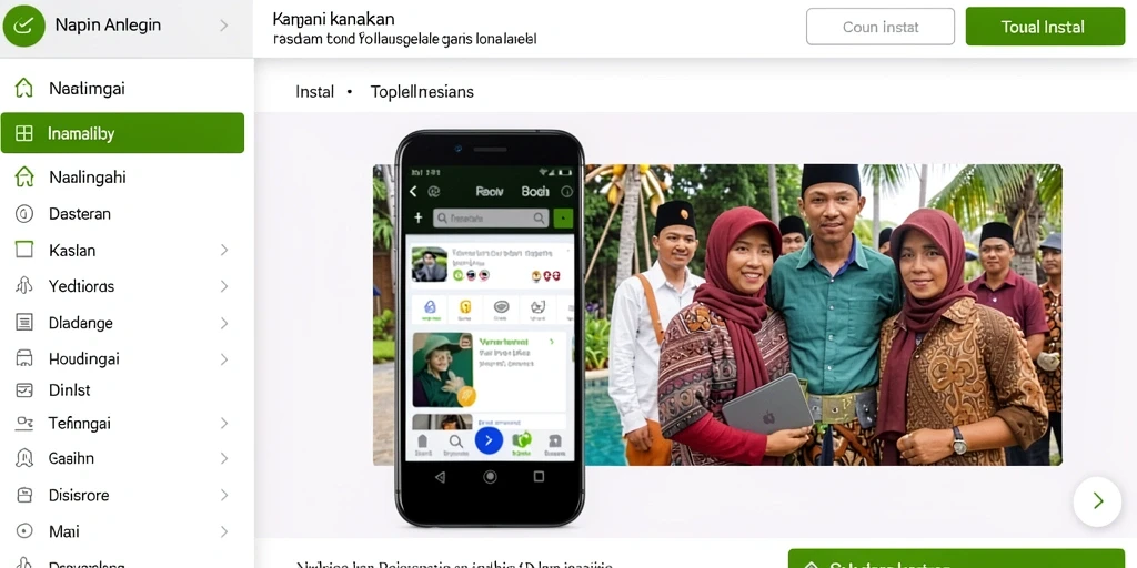 Antarmuka pengguna yang intuitif dan menarik.